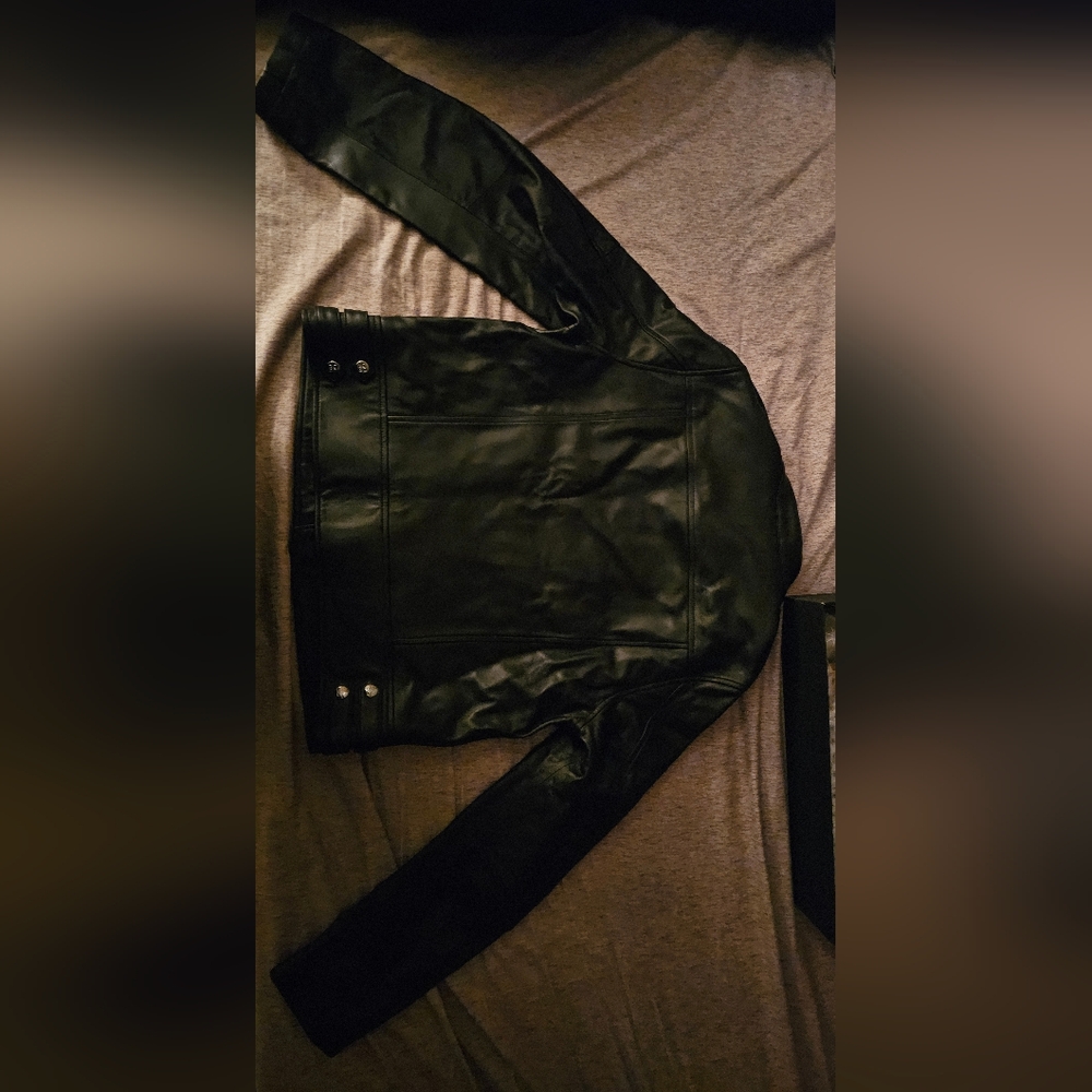 Bolvaint Paris Adelais Lambskin Moto Jacket Womens XXL